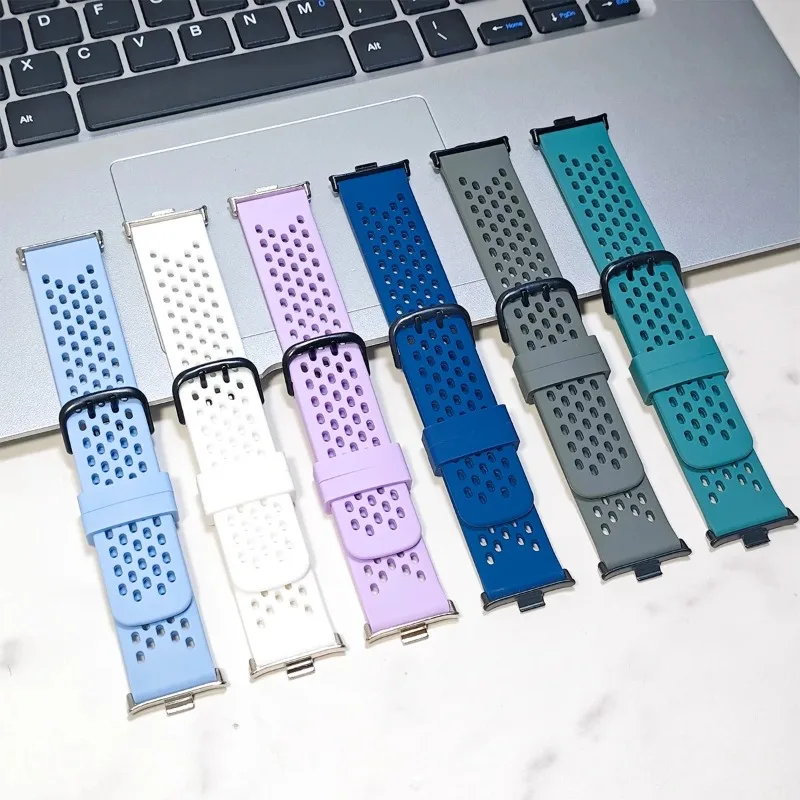 For Redmi Watch 6 Silicone Wristband For Redmi Watch 5/4 Watch Strap For Xiaomi Mi Band 8/9Pro Breathable Correa Sport Bracelet image 4