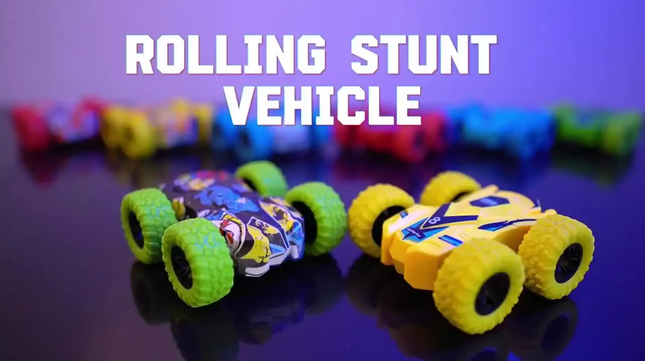 Children's Toy Car Fun Double-Sided Car Inertial Safety Anti-Collision Anti-Fall Kids Model Sliding Off-Road Vehicle