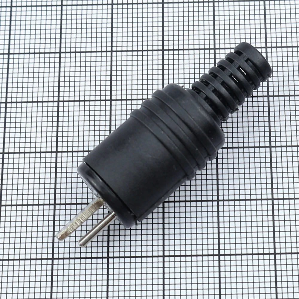2-5PCS 2Pin DIN Speaker Male Plug HiFi Connector Screw Terminals Connector Power Audio Lamp Signal Plug Adapters Black