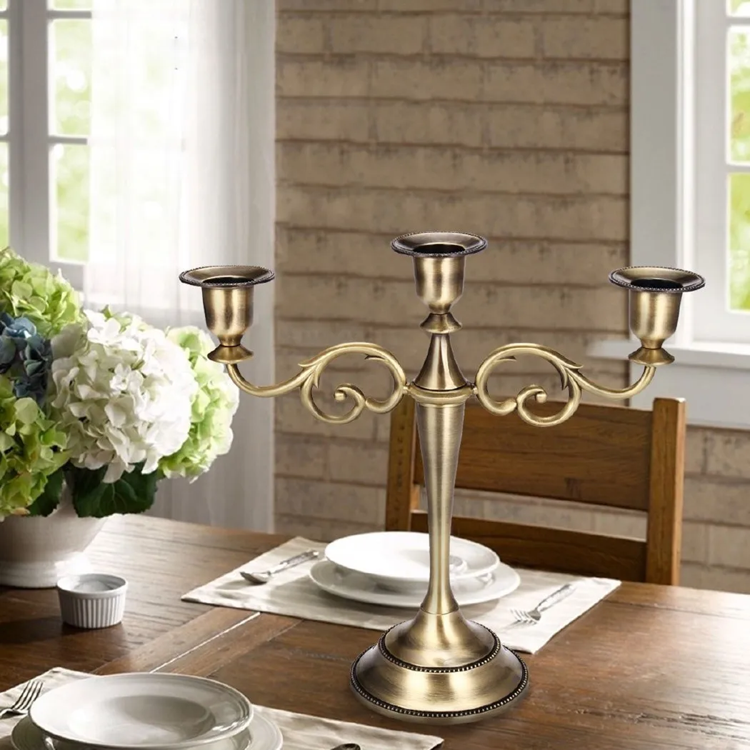 Decoration Candle Holder Elegant Exotic Holder Home 3/5 Arms Candelabra Crafts Candlelight Dinner High Quality