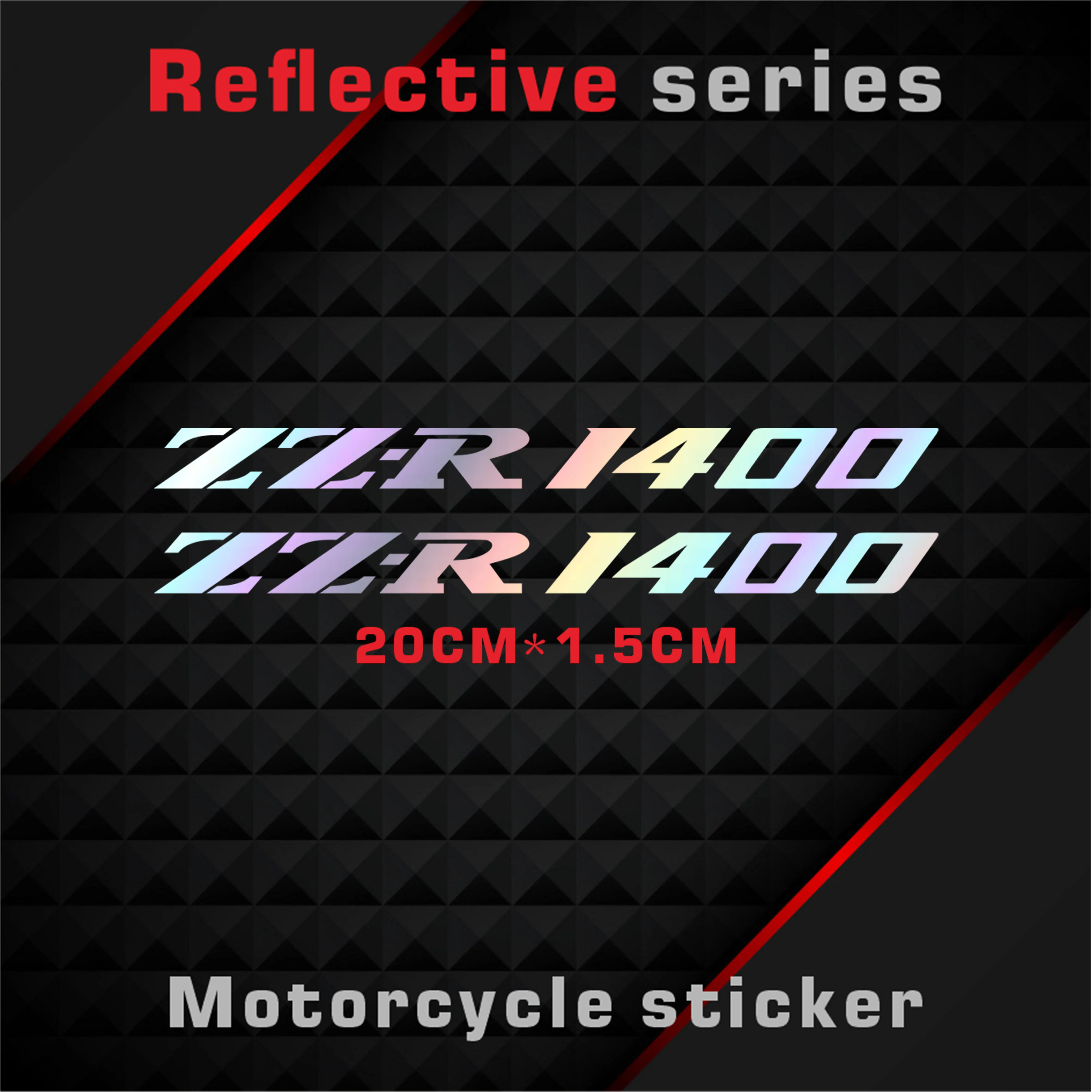 

New Motorcycle Stickers Body Reflective Waterproof Body fuel tank logo sticker Kit For ZZR1400 Decorative stickers