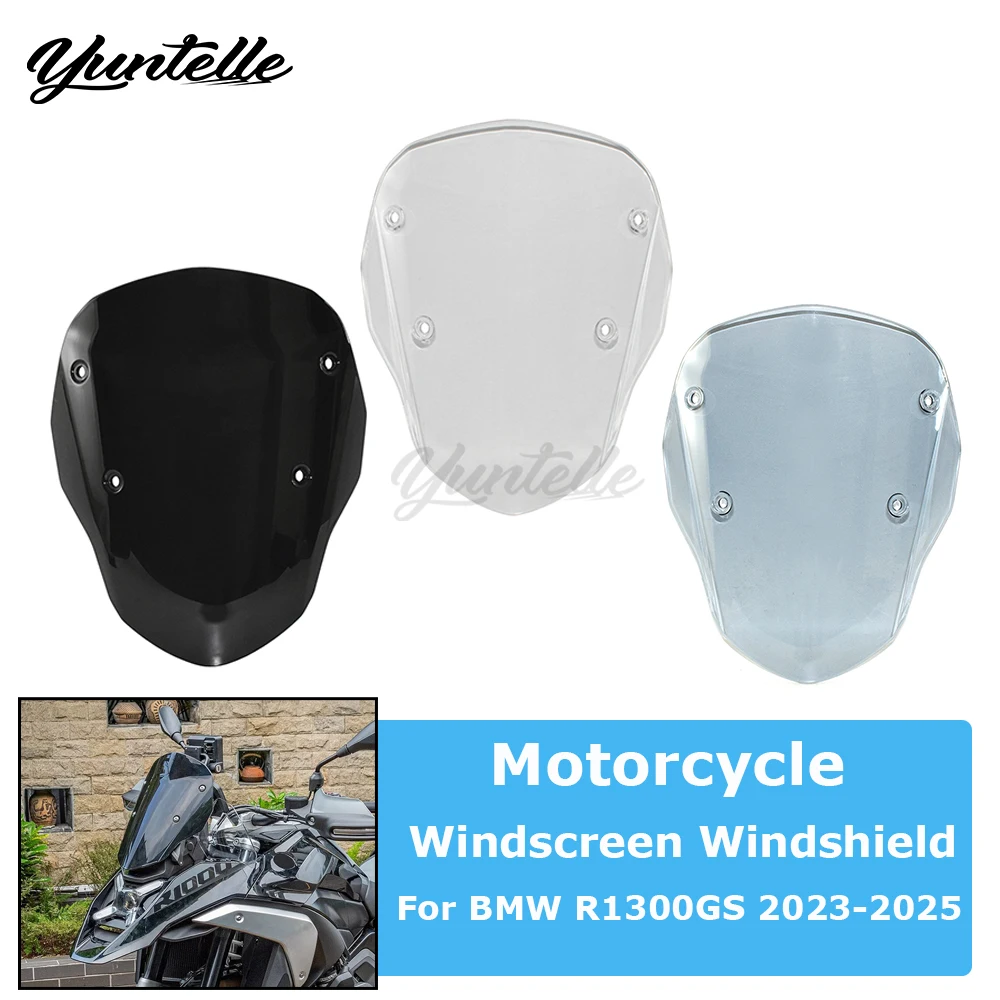 R1300GS Windscreen Windshield For BMW R 1300GS R1300 GS 2023 2024 2025 Motorcycle Accessories Wind Deflectors Protector Shield