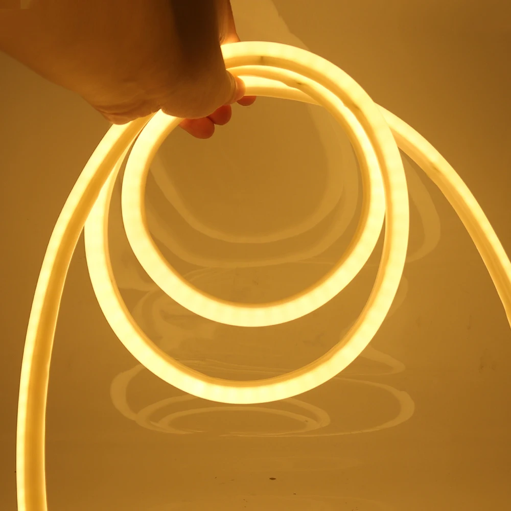 

12V Neon LED Strip Light 360 Round Tube Lamp Soft 2835 120LED/m Flexible Neon Sign Ribbon Waterproof Outdoor Decoration