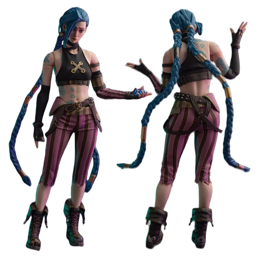 Lol Jinx League of Legends Onetoys Ot021 1/6 Boom Girl Action Figureals Model Periphery Toy Kid Collectibles Garage Kit Pre Sale