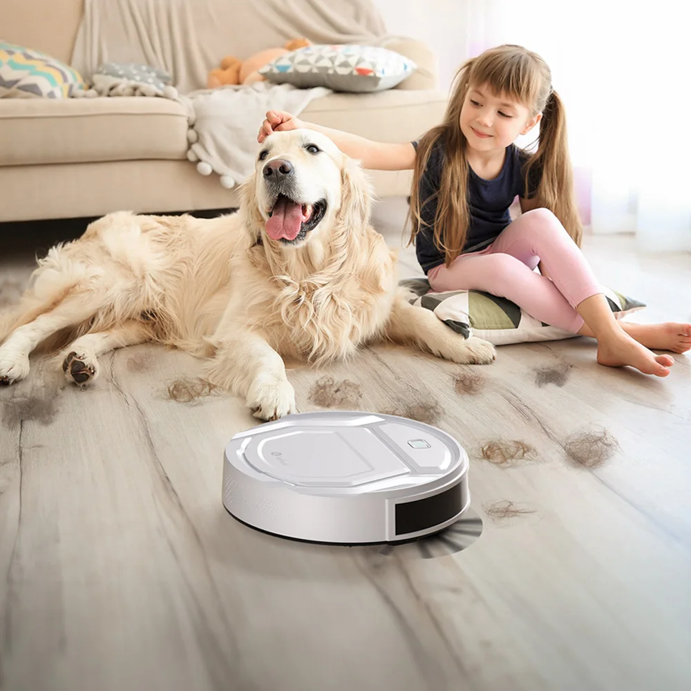 Lefant M210 Robot Vacuum Cleaner Robotic super Mini Low Noise App Google Alexa Control 4 Cleaning Modes for Pet Hair Hard Floor