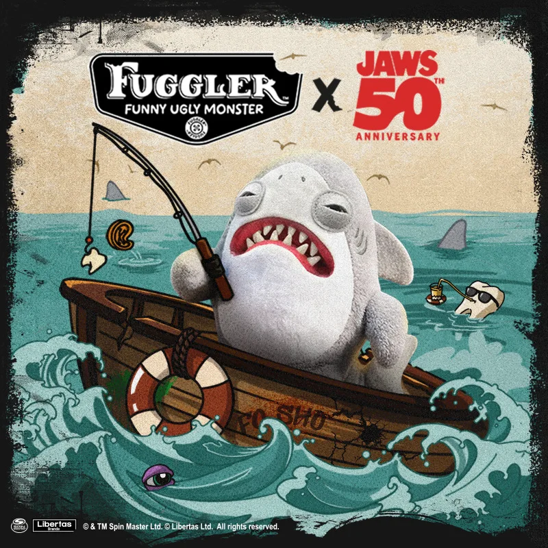 Fuggler Jaws Doll Ugly Kawaii Soft Plush Stuffed Teeth Monster Genuine Toys Cartoon Chlidren Friend Birthday Funny Trend Gifts