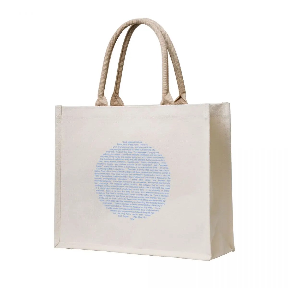 

Pale Blue Dot Tote Bag Canvas bag bags luxury women cute tote bag ecological bags