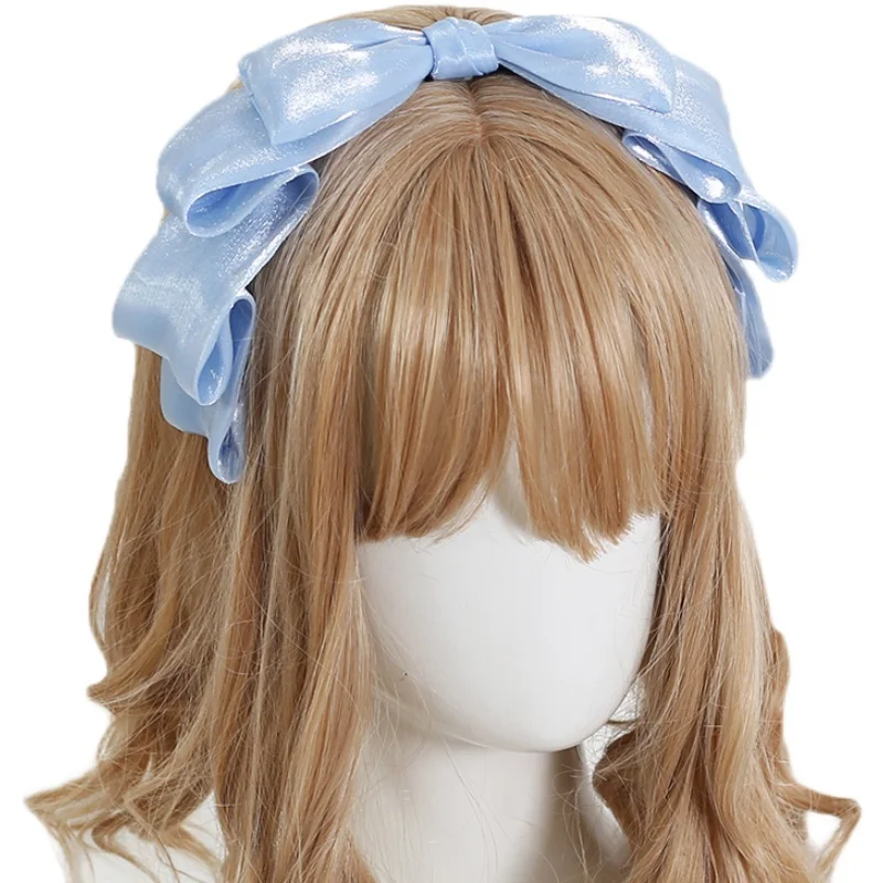 Fascia per capelli JK All-Match con perle fascia per capelli quotidiana elegante in stile giapponese Lolita Fra Miss KC