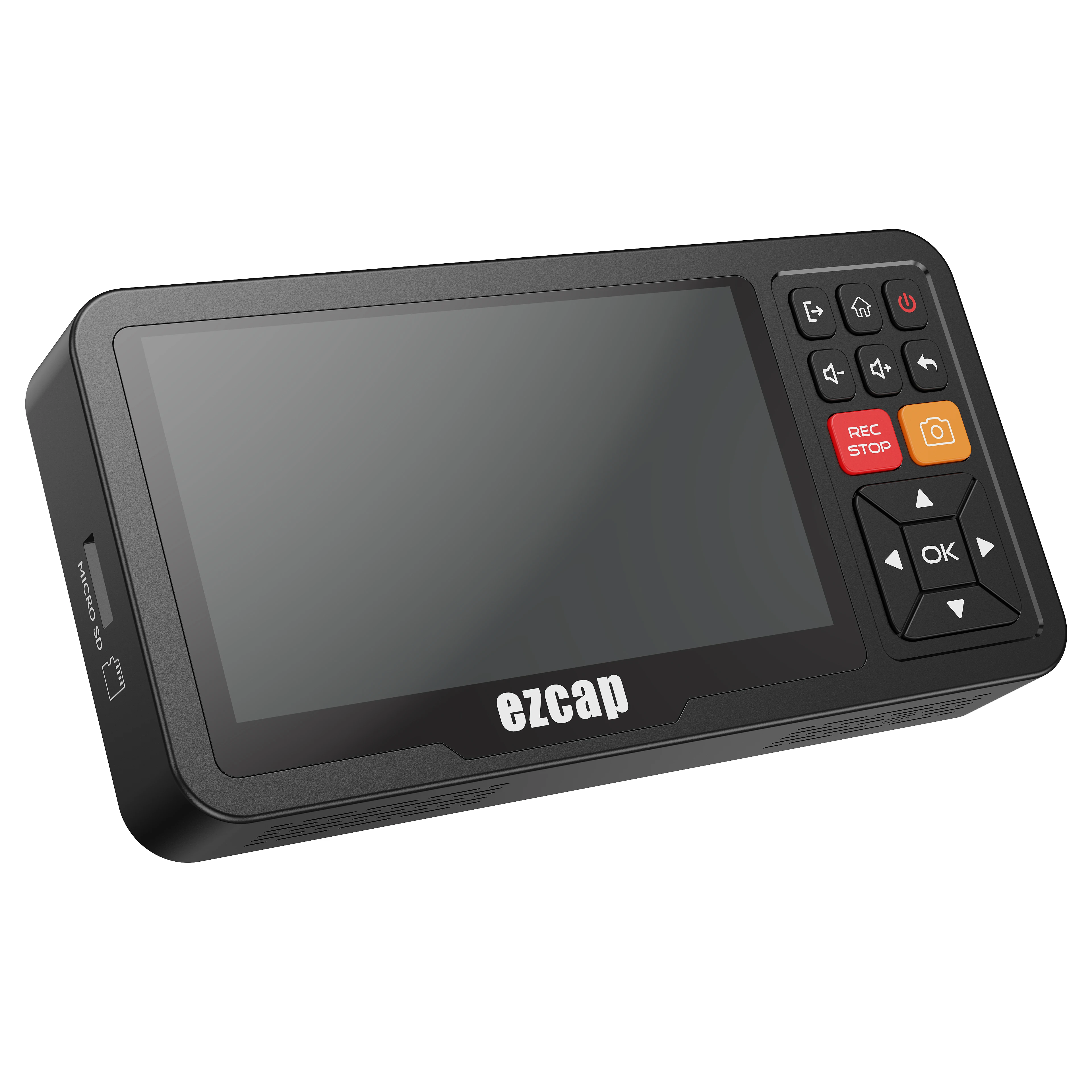 Ezcap182 VHS VCR to Digital Converter AV/RCA & S-Video Capture Recorder 4.3-Inch IPS Screen HDMI Output Micro SD Card MP4 No PC
