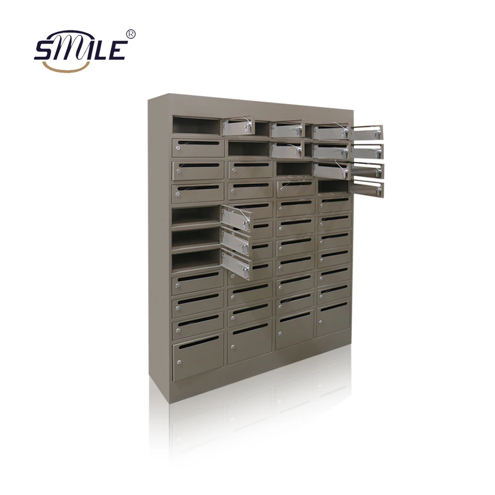 

CHNSMILE Custom 44Door Multi-Door Metal Mailboxes Cluster Post Box Commercial Mailboxes for Sale