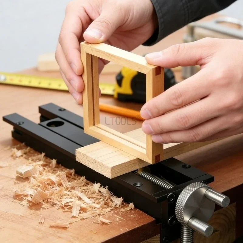 Workbench Table Tail Quick Fixed Vise Adjustable Desktop Handwheel Clip Woodworking Quick Release Clamping Vise Inertial Fixture