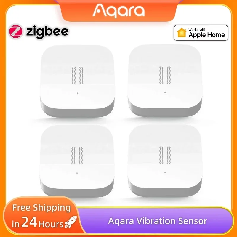 

Умный датчик вибрации Aqara ZigBee, датчик удара движения, монитор сигнализации, встроенный гироскоп для Mijia Homekit, домашний помощник