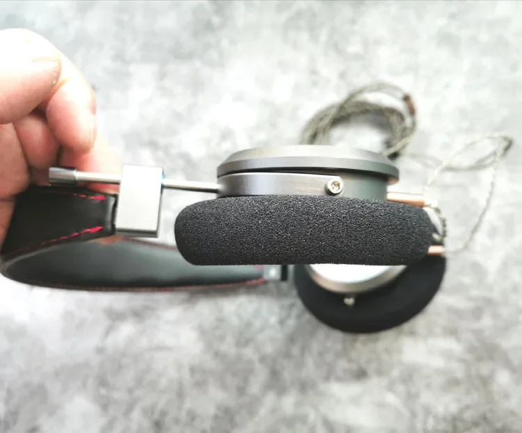 High-end DIY custom hifi fever monitor headphones open type 40mm large unit moving ring female poison headphones