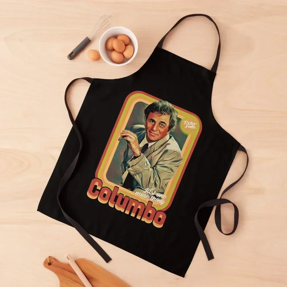 

Columbo TV Shows Apron with pockets Customizable Woman christmas decoration Kitchen Apras Man Apron
