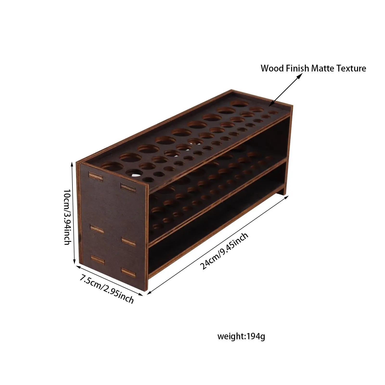 Pen Holder Display Paint Brush Holder, Portable Cosmetic Brushes Storage Organizer Rack Pencil Holder for Office Travel