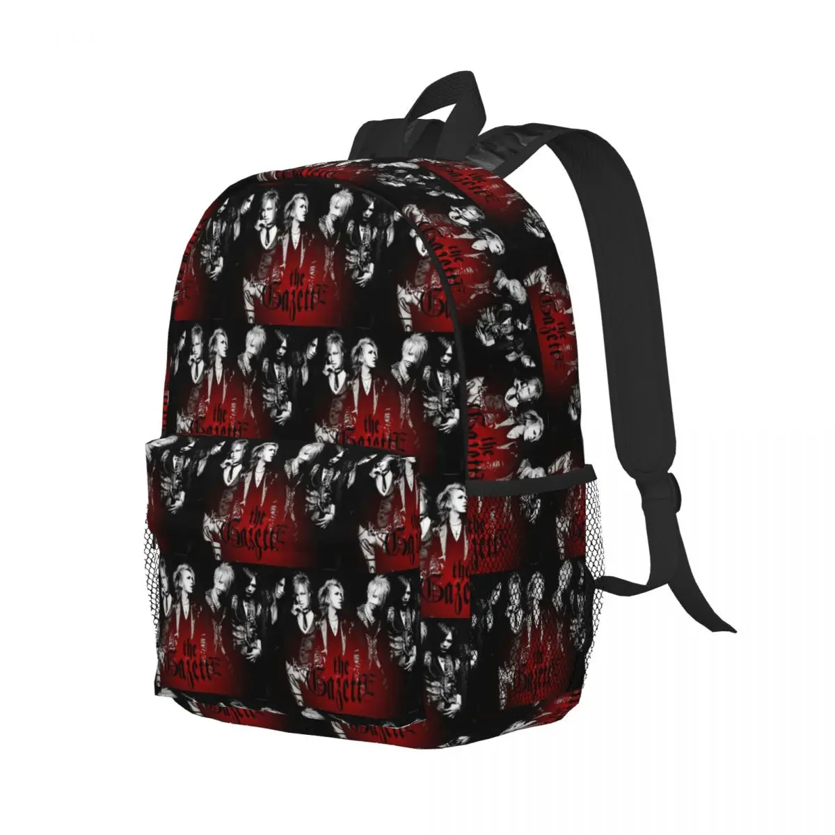 

Japan Rock The Gazette Band Backpack Student Boys Girls BookBag Children School Bag Laptop Shoulder Bags for Men Women