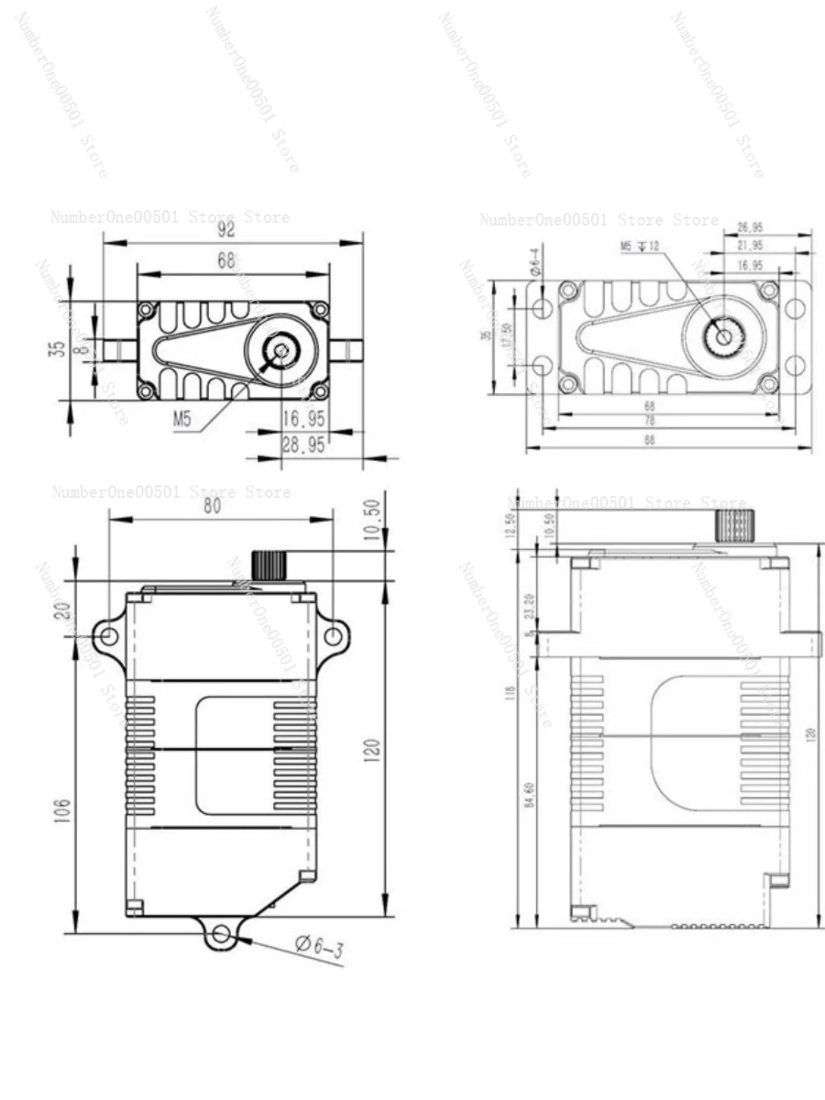 

Низкотемпературный рулевой механизм промышленный робот высокого давления с высоким крутящим моментом полностью металлический рулевой механизм