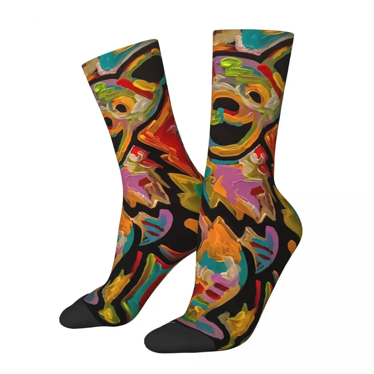 Bear Unisex Winter Socks Windproof Happy Socks Street Style Crazy Sock