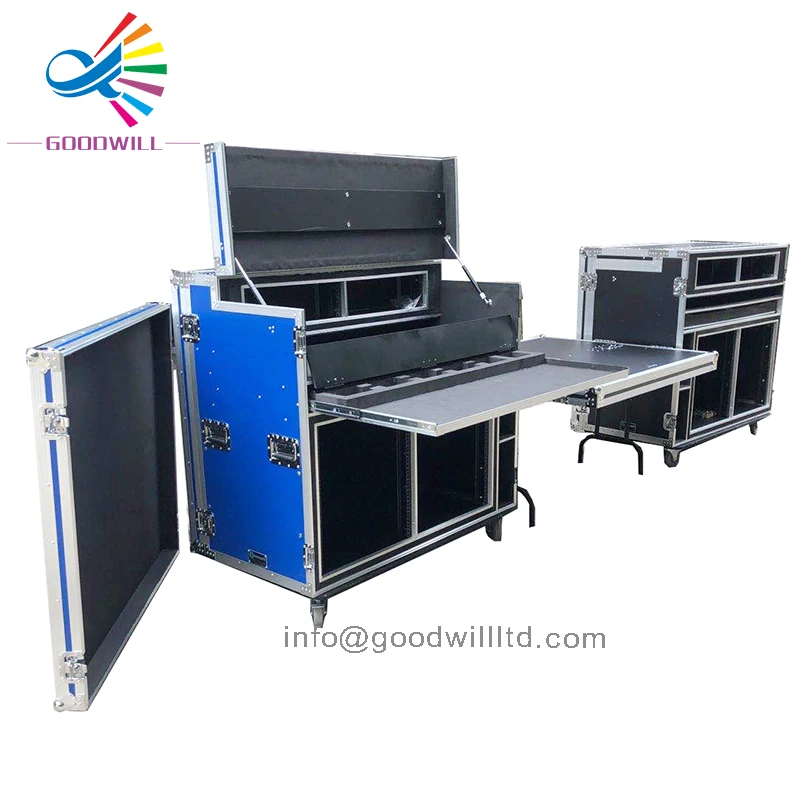 Custom Performance Cabinets and Audio Instrument Flight Case for TC2GO Broadcating