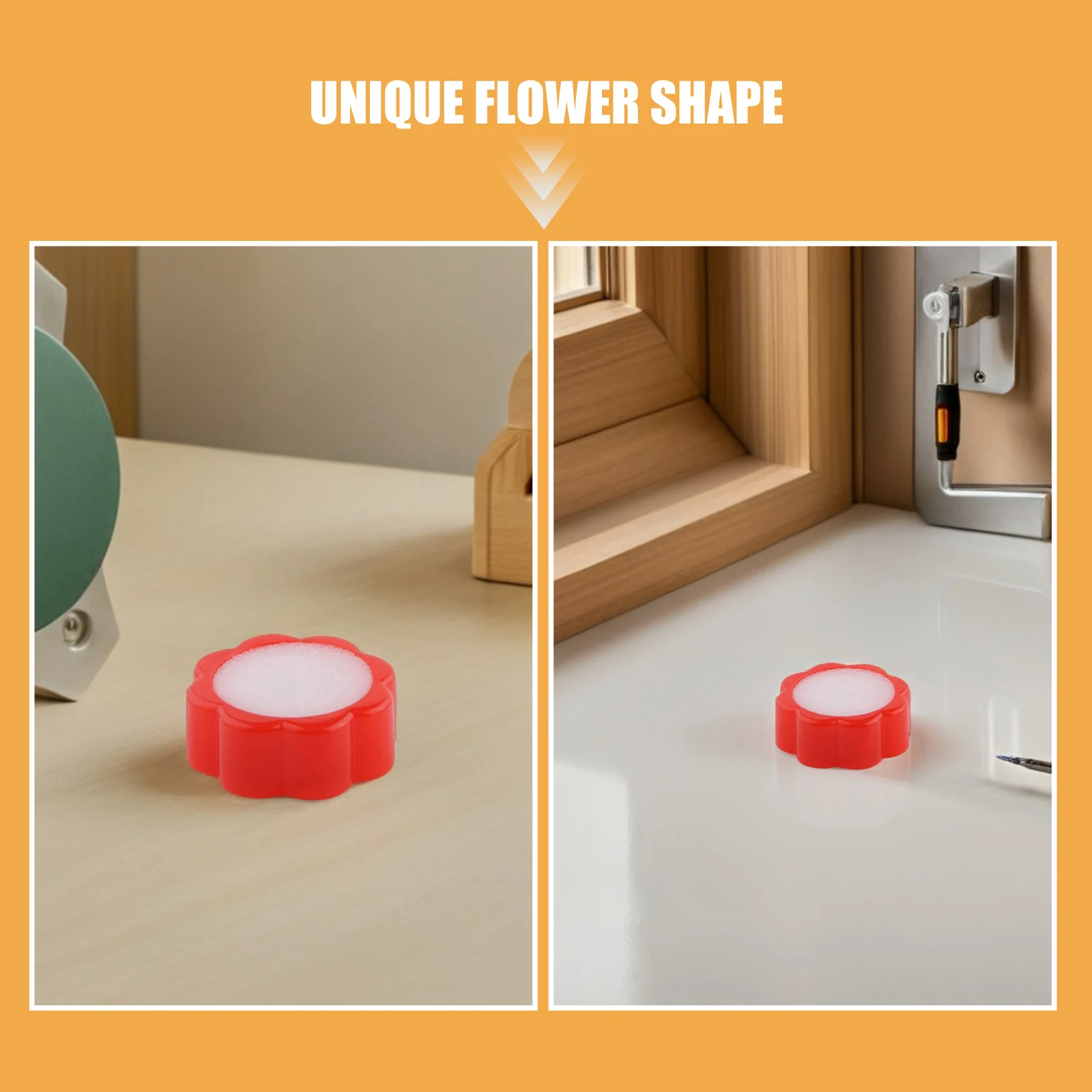 Tasse éponge de bureau, 20 pièces, humidificateur du bout des doigts en forme de fleur de prunier, comptage d'argent, éponge de manipulation du papier, tampon humidifiant pour documents