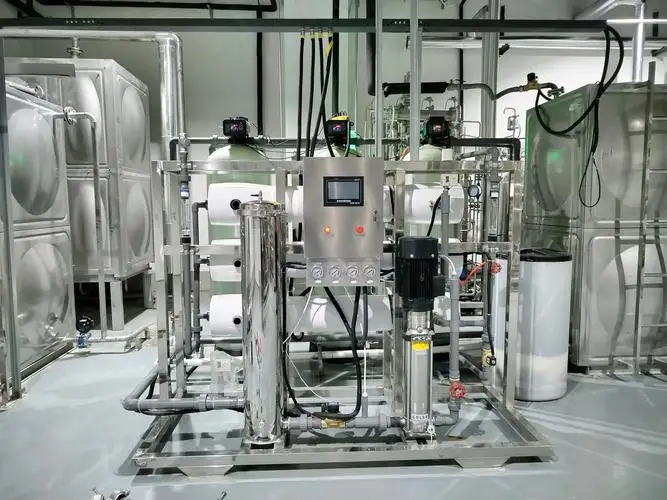 مصنع معالجة الفولاذ المقاوم للصدأ نظام التناضح العكسي 500LPH 1000LPH معدل تحلية مياه البحر 98%