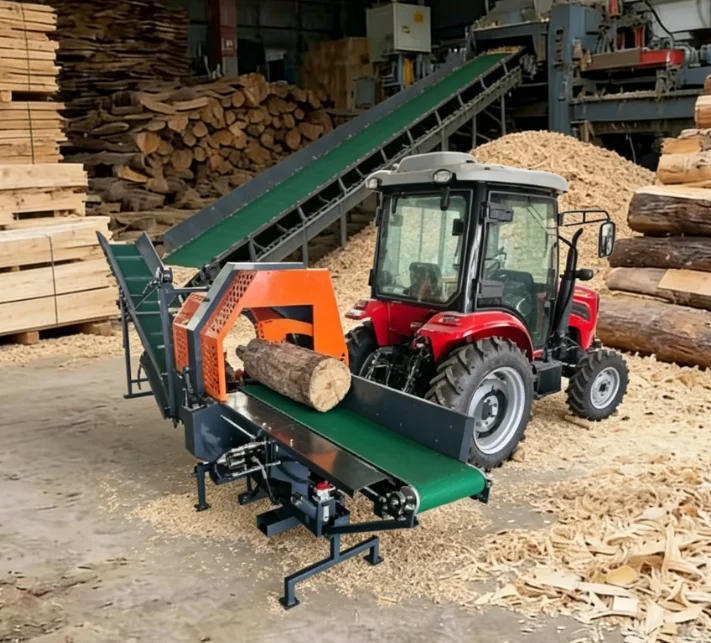 

YG Customized 30 T Faster Reliable Efficient Firewood Processing Equipment Automatic Wood Processor for 500mm Large Logs Sp