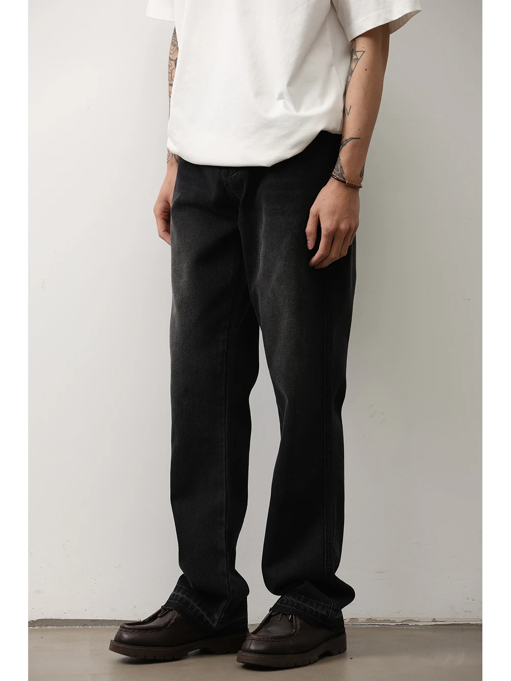 

Мужские летние джинсы прямого кроя в американском стиле, свободные, повседневные, модные, универсальные, стройнящие, длинные брюки, повседневные прямые джинсы