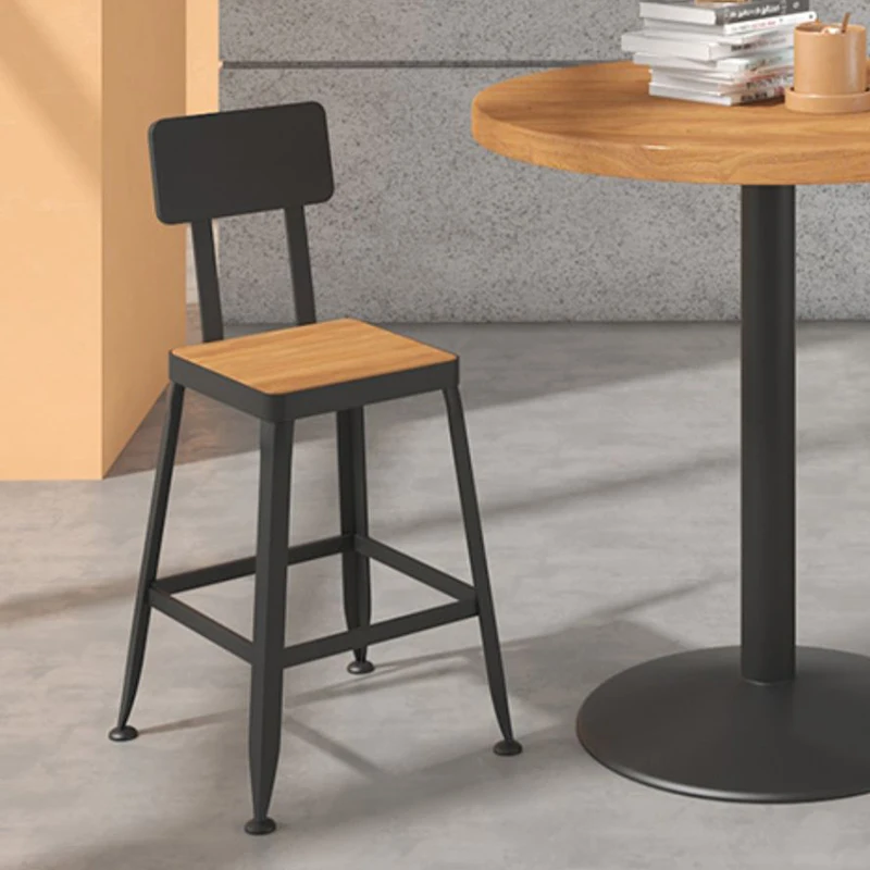 

Kitchen Island Waiting Bar Stool Metal Industrial Reinforce Free Shipping Bar Chair Counter Mainstays Taburete Alto Furniture