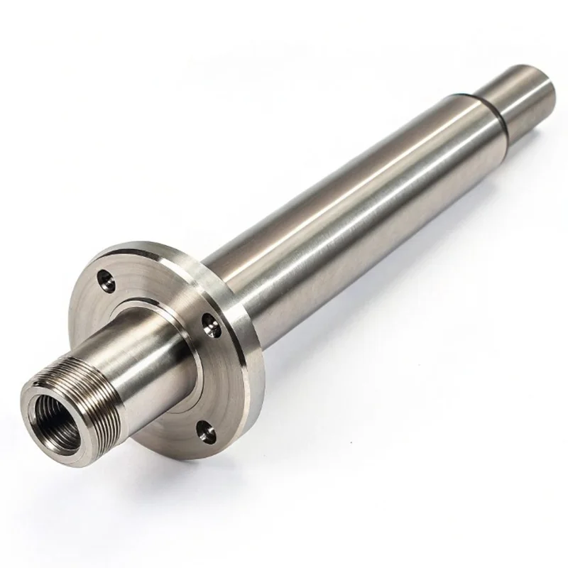 

Custom Stainless Steel CNC Turned Flange Shaft CNC Machining Stainless Steel 304 Polished Machined Shaft for Food Industry