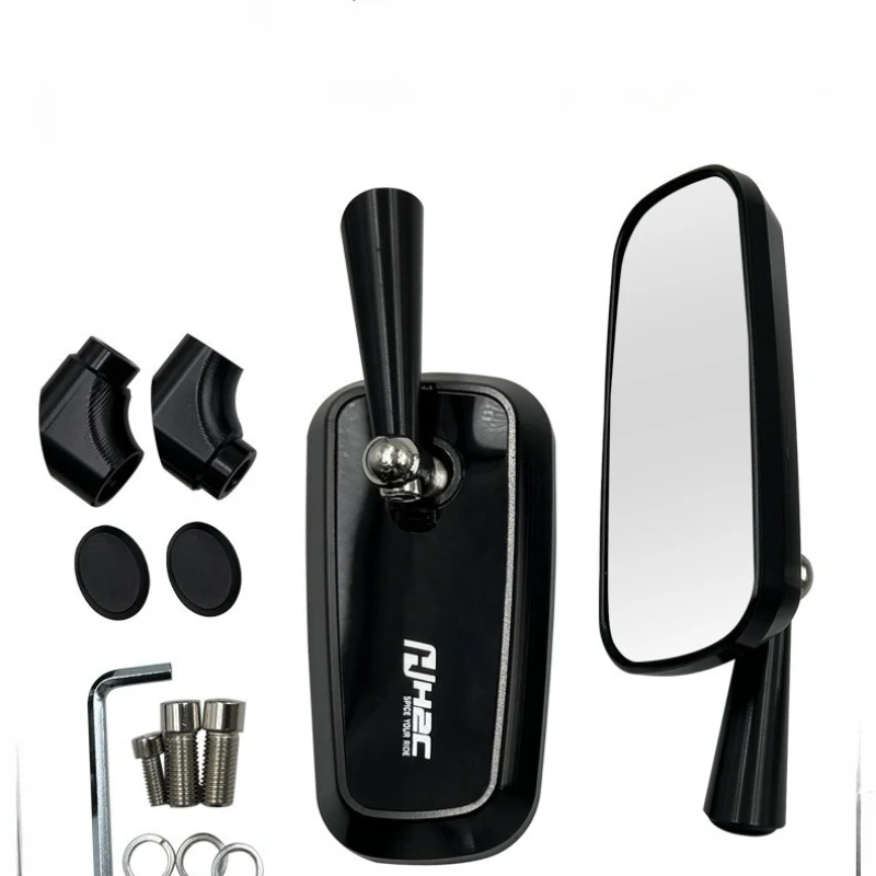 

Pair CNC Aluminum Motorcycle Rearview Mirror 8 10MM Universal Side Mirror For Suzuki KTM Kawasaki Z750 Z800 VERSYS Yama-ha