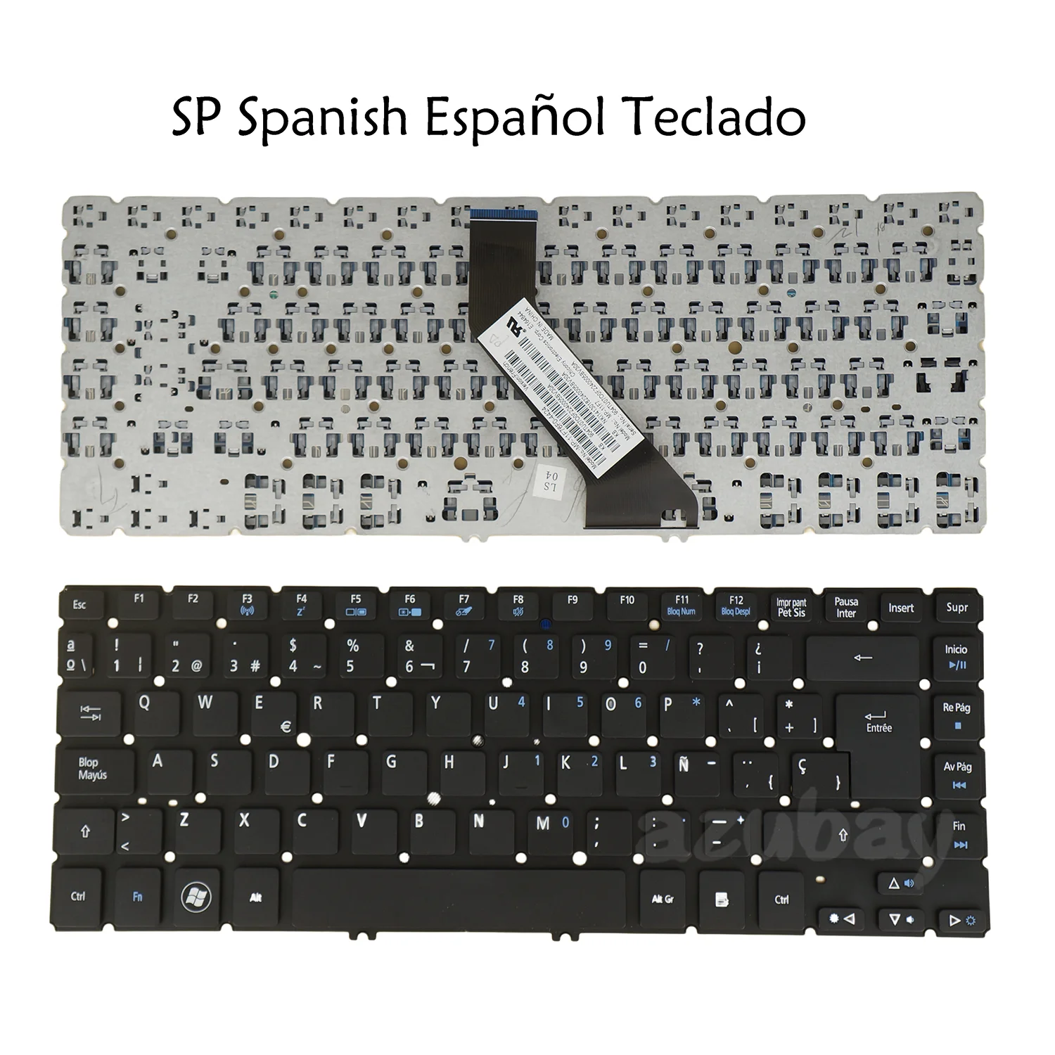 Испанская клавиатура для ноутбука Acer Mp-11F76La-4424 Mp-11F76E0-4424 V5-471Pg V5-471P V5-471G V5-471 V5-431Pg V5-431P V5-431G V5-431, без рамки