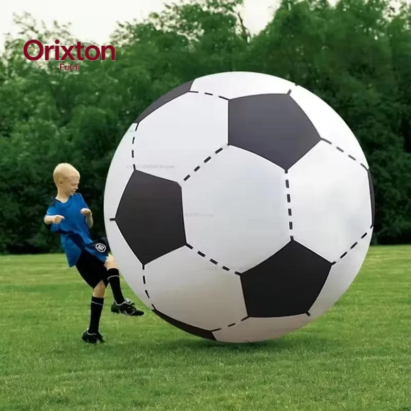 Beach pool ball soccer party for outdoor games sports party giant inflatable soccer ball, Thickened PVC inflatable soccer ball