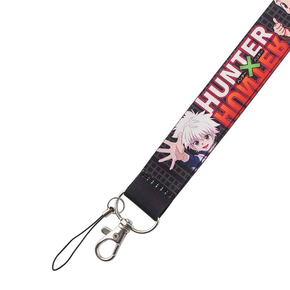 Credential Holder Anime Neck Strap Keychain Lanyard Credit Card Holders DIY Hanging Rope Keyring Accessories Gifts