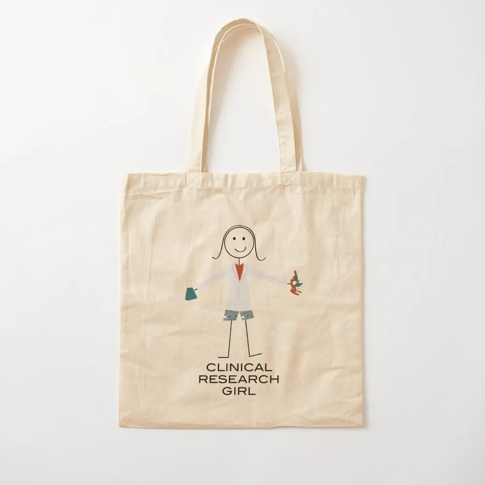 

Funny Womens Clinical Research Girl Tote Bag Women's shopping bag sacs de shopping Canvas Tote Bag