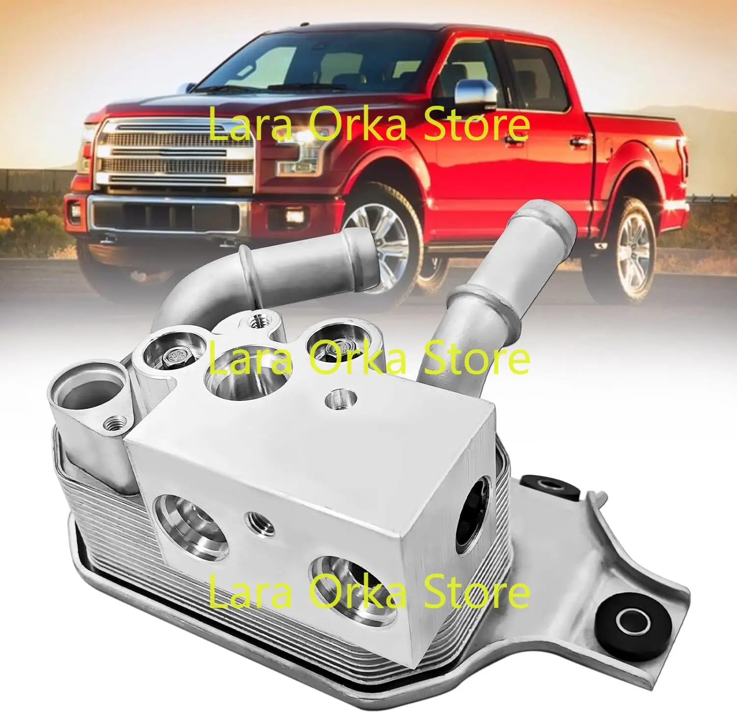 

FL3Z-7A095-B FL3Z7A095B Transmission Oil Cooler, Automatic Trans Oil Auxiliary Cooler New for Ford F-150 5.0L 2015-2019 Models