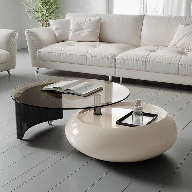 

Минималистичные роскошные журнальные столики, круглые современные эстетические журнальные столики премиум-класса, круглые столы, мебель для салона Mesa Centro, мебель для дома