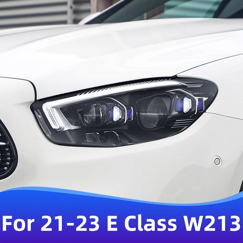 For 2021-2023 Models Mercedes-Benz E Class W213 Conversion Upgrade LED Headlight E260 E300 Car Accessories DRL