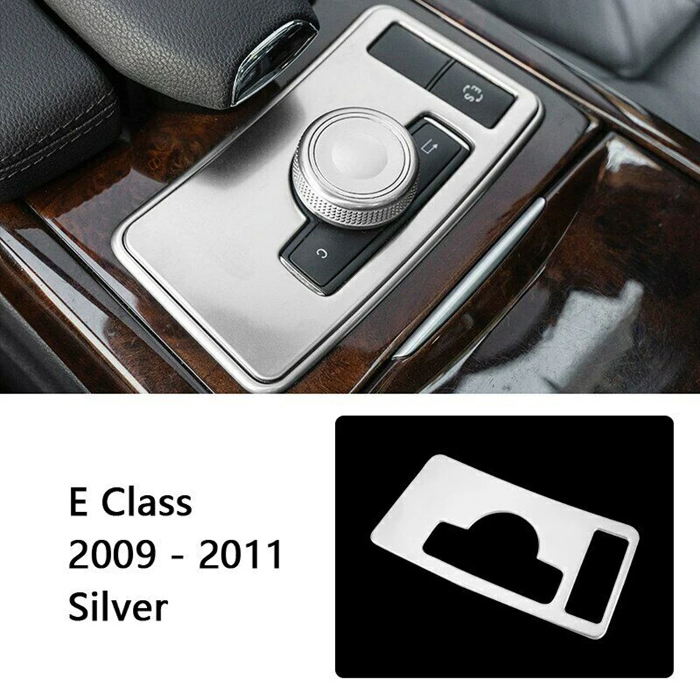 

For Mercedes Ben Z E Class W212 2009-2011 Car Console Gearbox Panel Frame Cover Sticker Car Console ES Switch Button Panel Trim