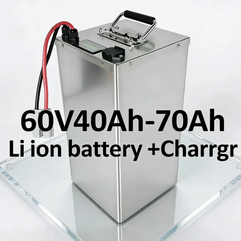 

High Performance 60V Rechargeable Li-ion Lithium Battery 40/45/50/70/90AH Long Life for Electric Two-Wheeler Three-Wheel Vehicle
