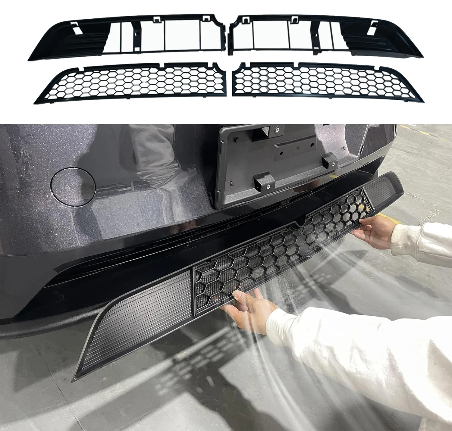 for-tesla-model-y-2025-juniper-front-bumper-grill-mesh-air-inlet-vent-cover-grille-guards-protector-anti-insect-net-accessories