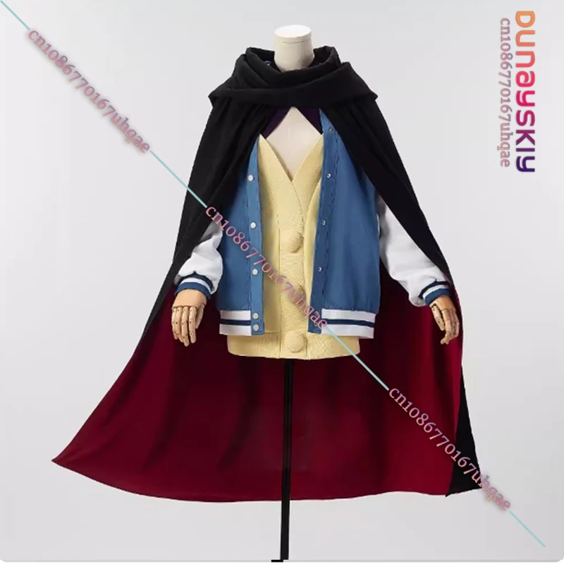 Dandadan Seiko Ayase Cosplay Costume Wig Cloak Jacket Earrings Glasses Outfit Women Clothing Carnival costume for Adults-2025