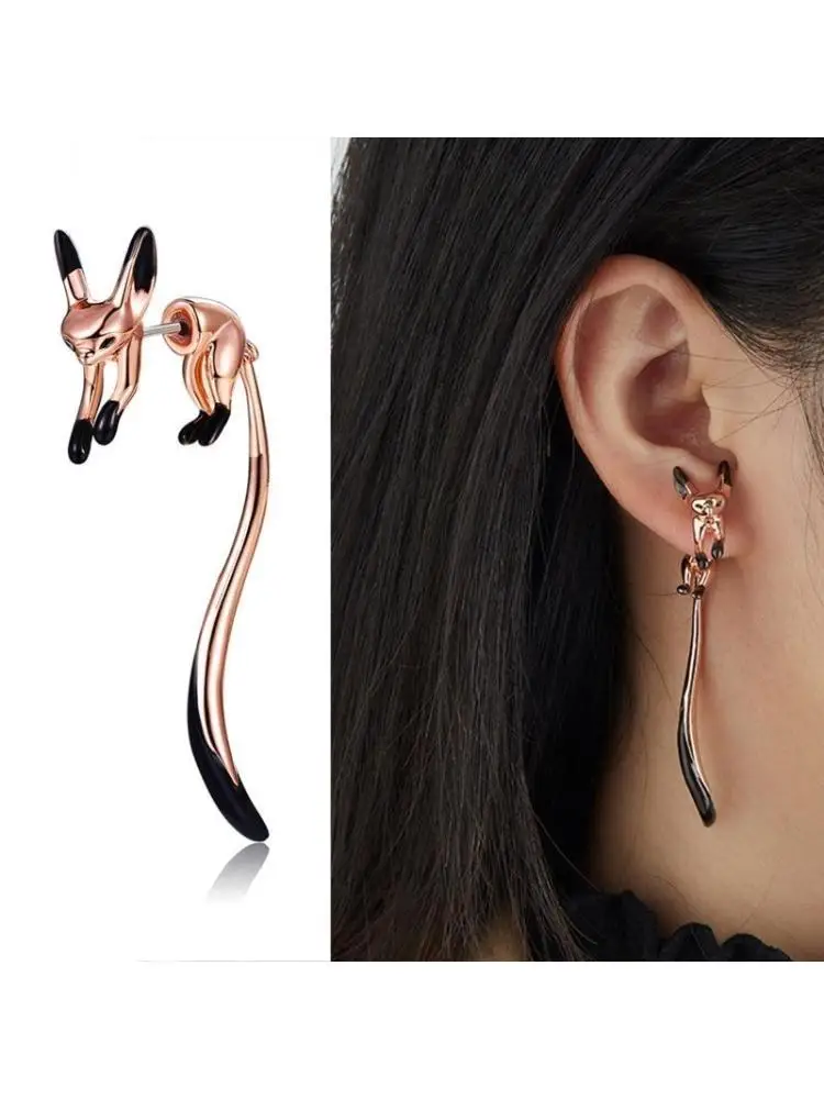 31BB Long Wagging-Tail Earring Animal Earrings for Ideal Gift for Teen Girls