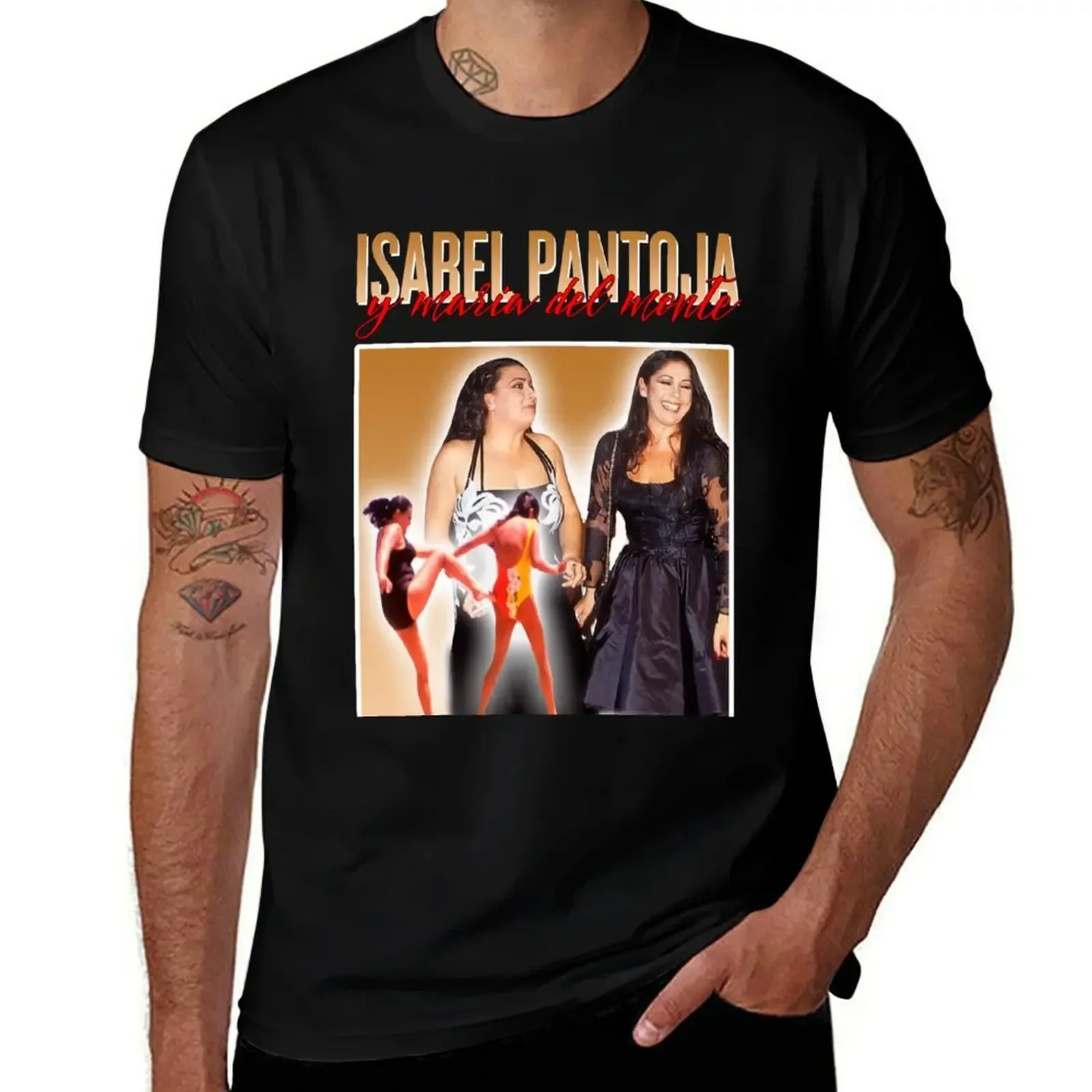 ISABEL PANTOJA AND MARIAL MONTE T-Shirt Aesthetic clothing funny costumes plus sizes mens t shirt