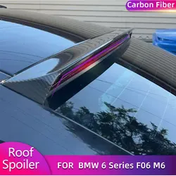 Carbon Fiber Car Rear Roof Spoiler Lip Wing for BMW 6 Series F06 M6 4 Door 2012 - 2017 Rear Roof Spoiler Window Lid Wing Lip