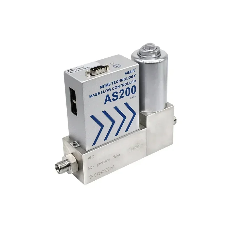 Stainless Steel MFC High Precision Gas Mass Flow Controller AS200 Air Micro Gas Flow Meter