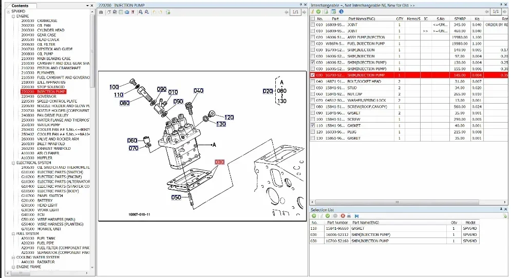  Kubota KH Spare Parts Catalog 2021