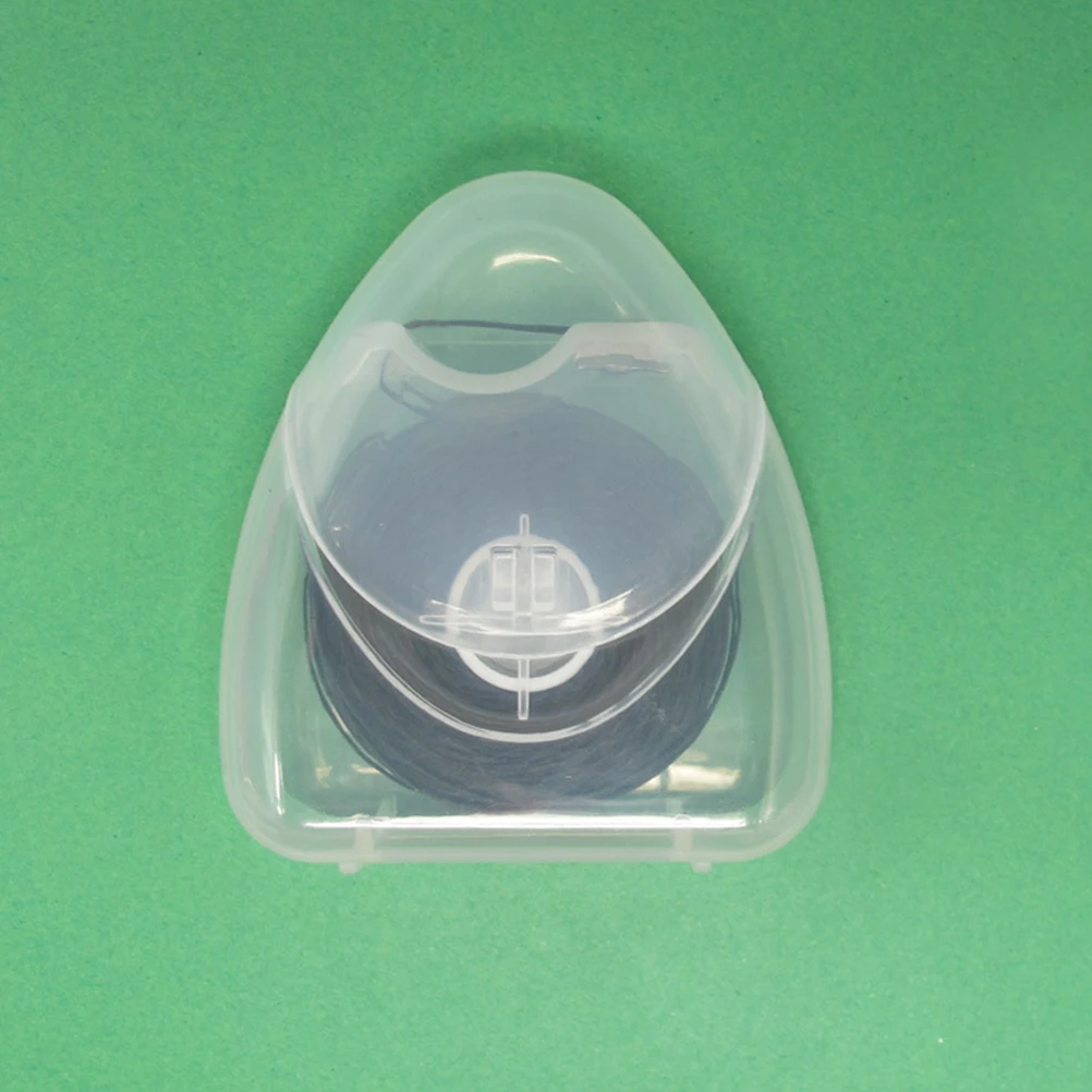 

50M Bamboo Charcoal Floss Degradable Floss Practical Dental Floss Portable Long Dental Floss for Home Woman