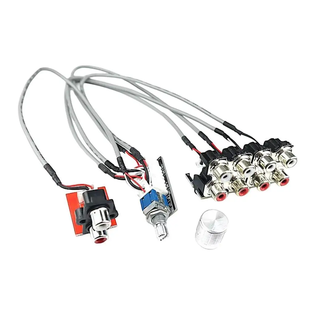 Switching Board Stereo Source Switching Board Two Channel Dlhifi 4-ways Audio Switch Input Selection Board