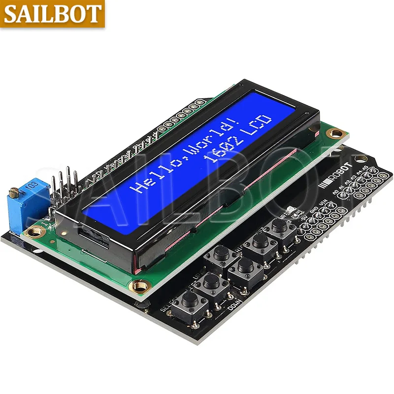 1 قطعة LCD لوحة المفاتيح درع LCD1602 LCD 1602 وحدة العرض