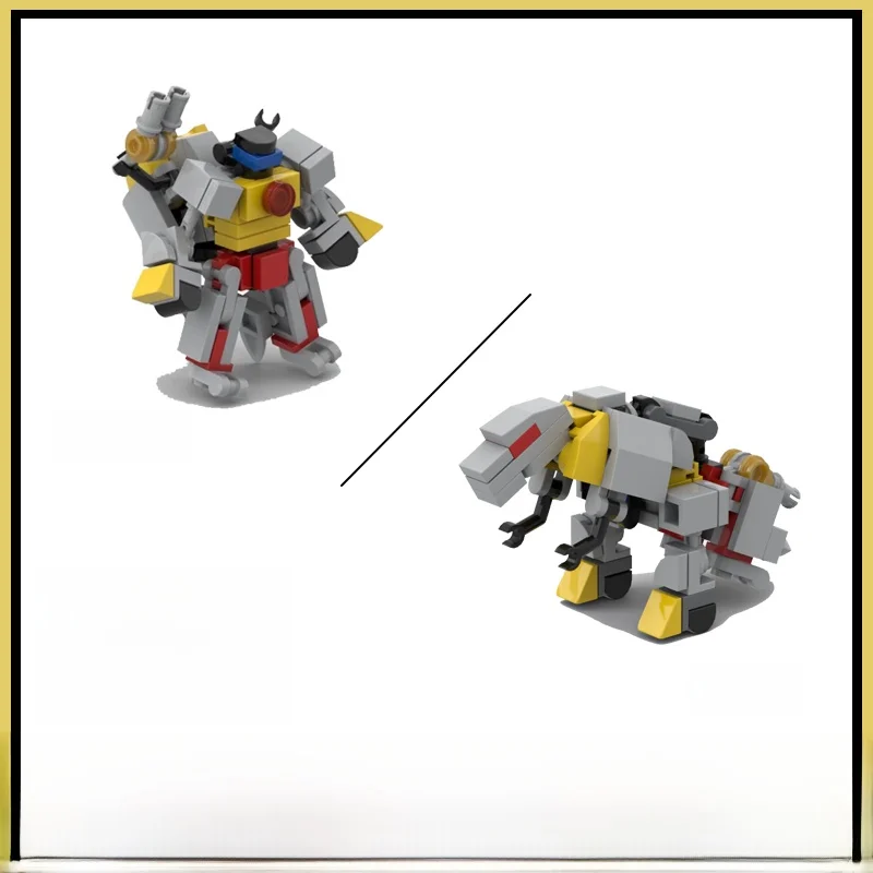 Miniature DIY Assembleable Exoskeleton Robot Toy from China Educational Building Blocks Model Intelligent Transforming Machine
